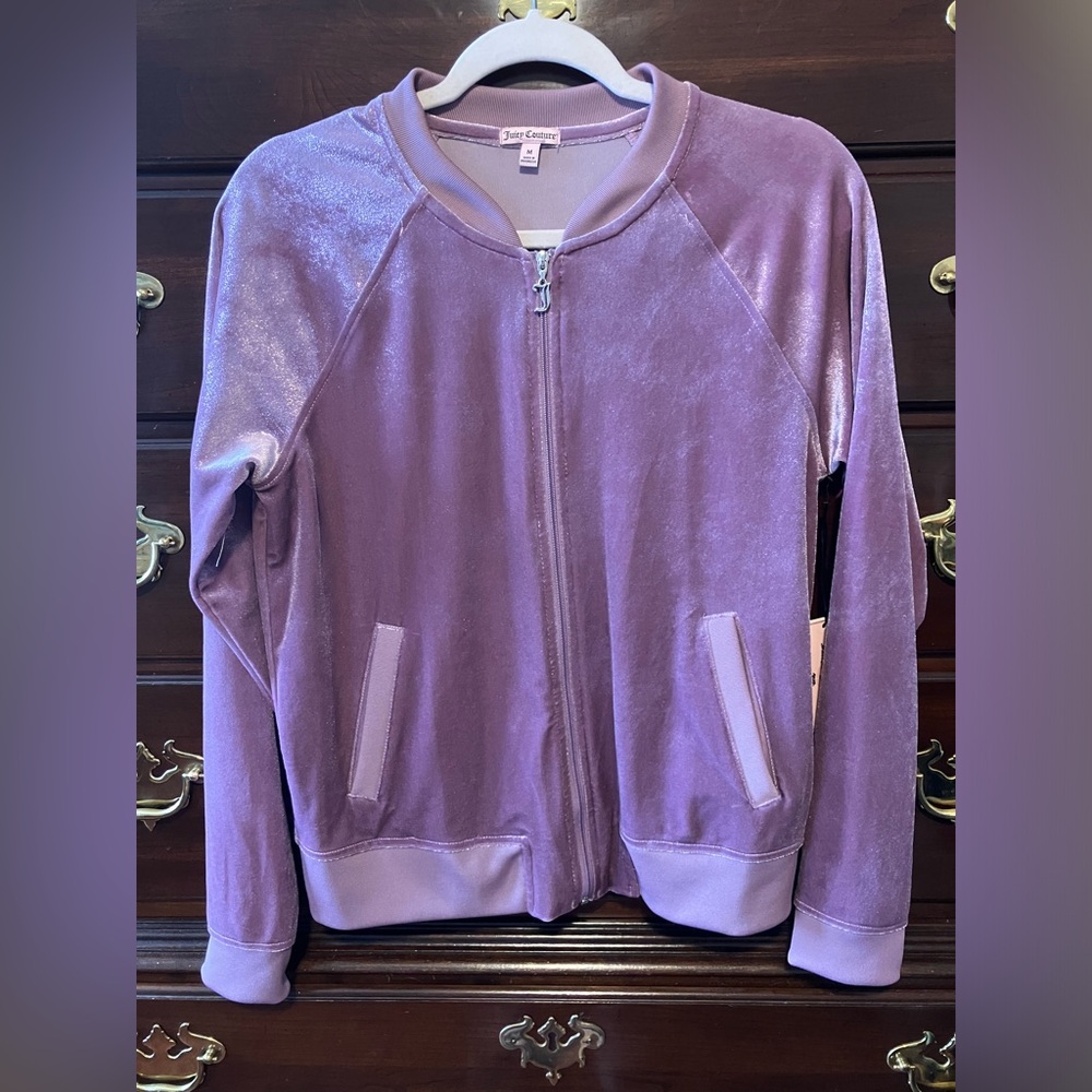 Juicy Couture Vintage Y2K Lilac snow shimmer jacket size medium